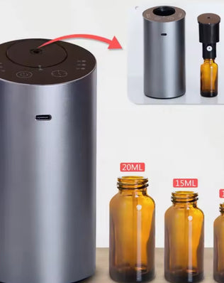 Wireless Car Aroma Diffuser with 20ml Empty Essential Oil Bottle - Problems Solved