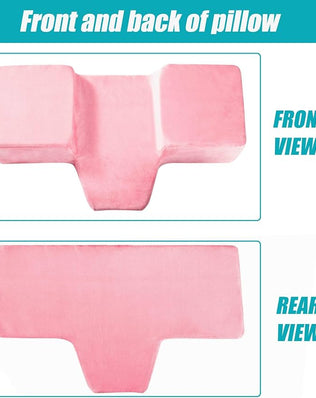 Problems Solved beauty salon eyelash extension pillow with memory foam, designed for neck comfort during lash treatments.
