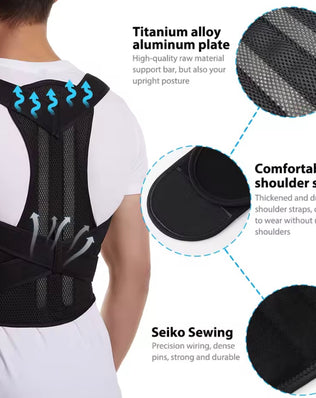 Back Brace Posture Corrector for Women and Men - Problems Solved