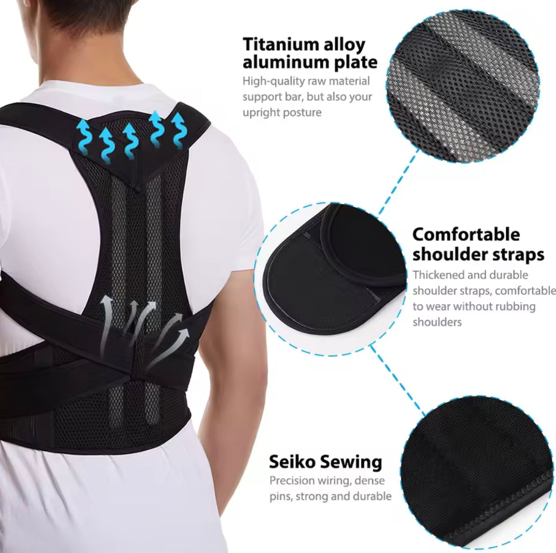 Back Brace Posture Corrector for Women and Men - Problems Solved