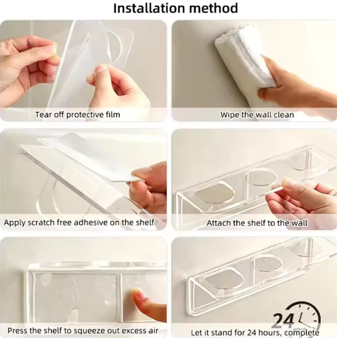 Acrylic Comb Holder Organizer Storage Shelf Clear Transparent - Problems Solved