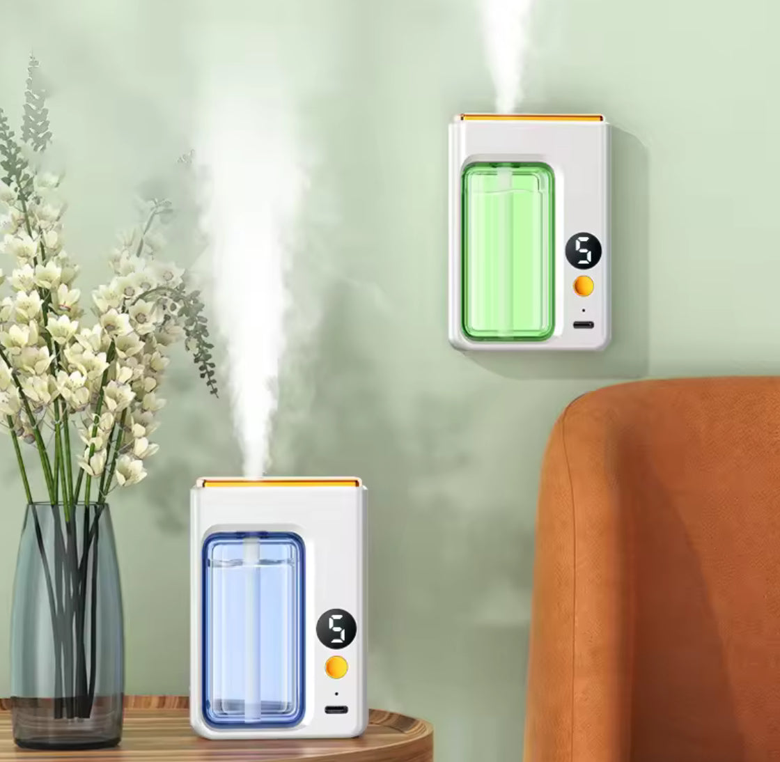 Automatic Aromatherapy Diffuser with Display for Air Freshening - Problems Solved