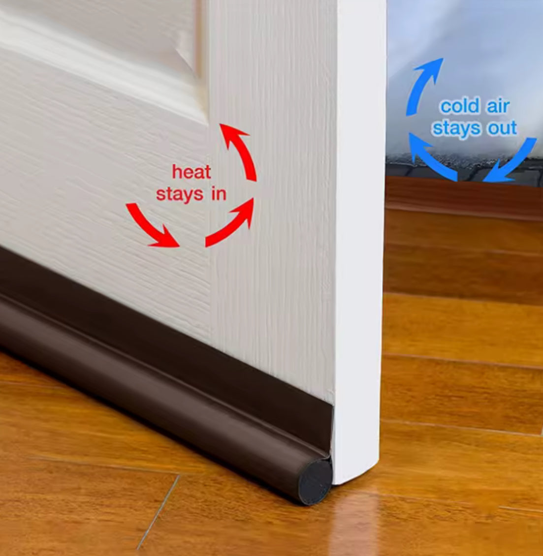 Adjustable Door Bottom Seal Strip Under Door Draft Stopper - Problems Solved