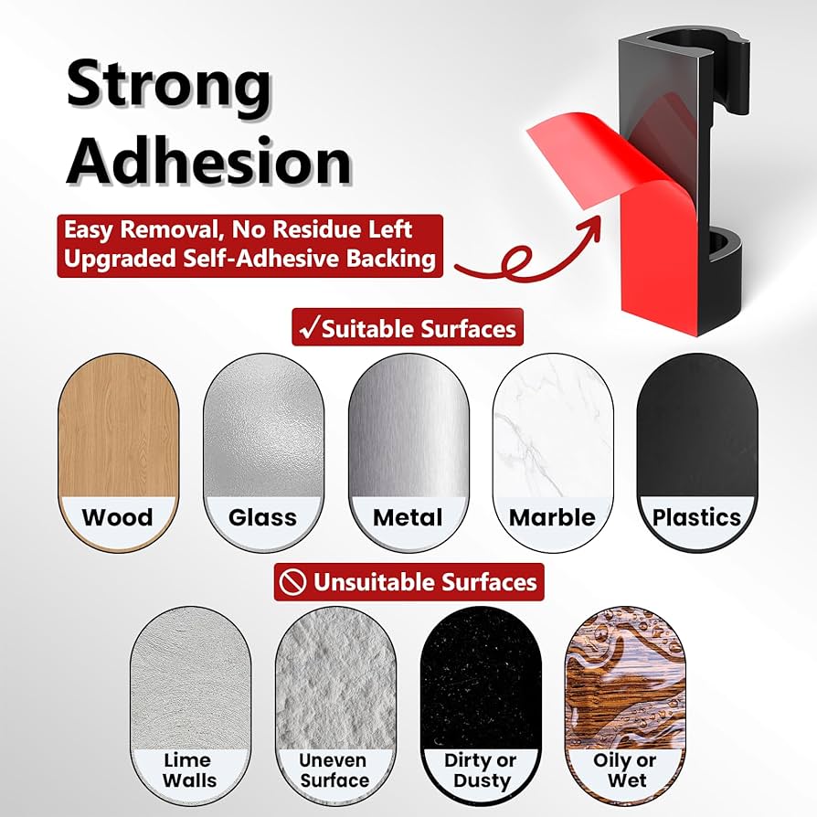 Single adhesive cable clip from Problems Solved 40-pack for wire management, ideal for home and office organization.