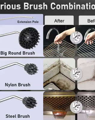 Problems Solved handheld steam cleaner for furniture, featuring a portable design, with a sleek white body and ergonomic handle.