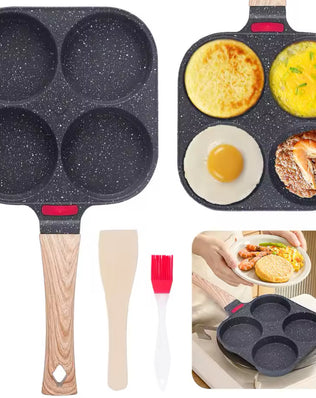 Egg Frying Pan Nonstick Coating Mini Skillet, Comfortable Handle - Problems Solved