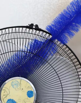 Fan Dust Brush by Problems Solved with soft bristles for deep, non-scratch cleaning of fan blades and components.