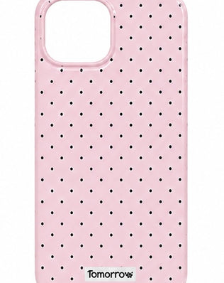 Problems Solved Reownest iPhone 13/14 case with cute polka dot pattern and aesthetic design, showcasing the colorful, stylish cover.