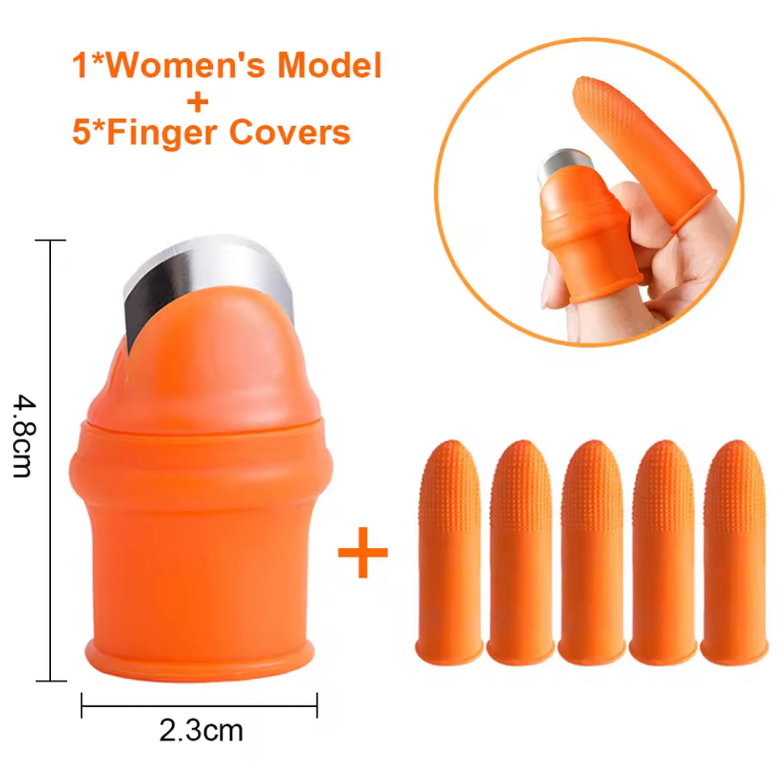 Silicone world 1 Set Silicone Finger Protector With Blade Fruits - Problems Solved