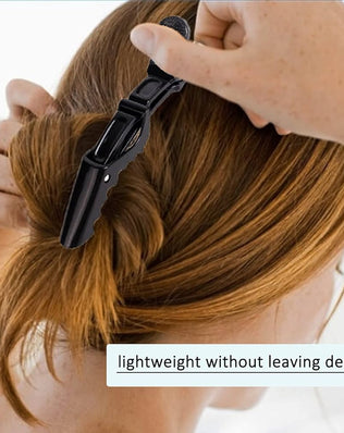 Problems Solved crocodile hair clips barrette, professional styling sectioning clamps, durable hair clips for sectioning and styling.