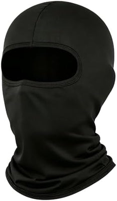 Problems Solved men's and women's UV protection motorcycle and snowboard balaclava, snug fit with breathable fabric.