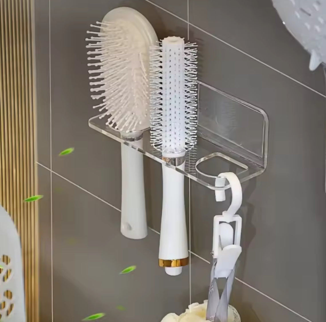 Acrylic Comb Holder Organizer Storage Shelf Clear Transparent - Problems Solved