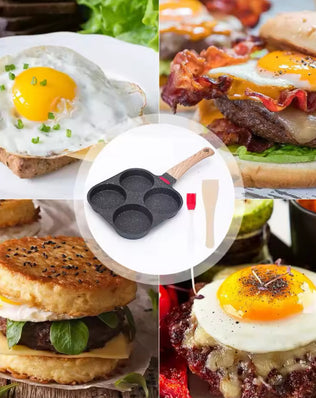 Egg Frying Pan Nonstick Coating Mini Skillet, Comfortable Handle - Problems Solved