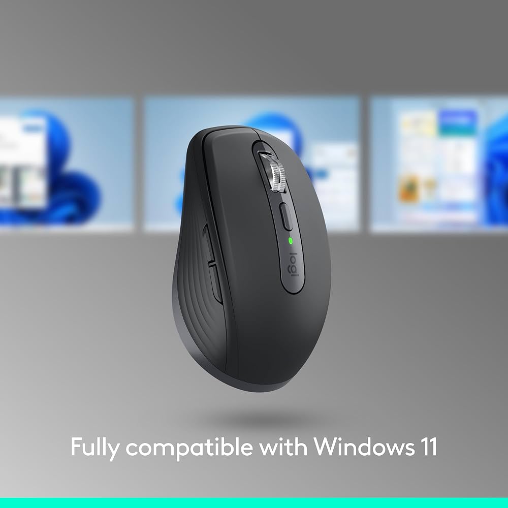 Problems Solved Logitech MX Anywhere 3S compact wireless mouse with fast scrolling and 8K DPI for any surface.