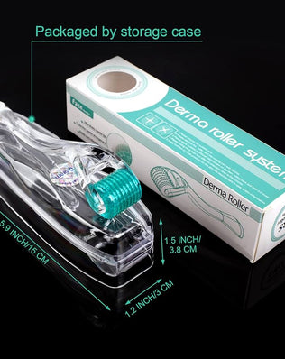 Problems Solved Derma Roller 1.0mm with titanium micro needles for skin rejuvenation and collagen stimulation.