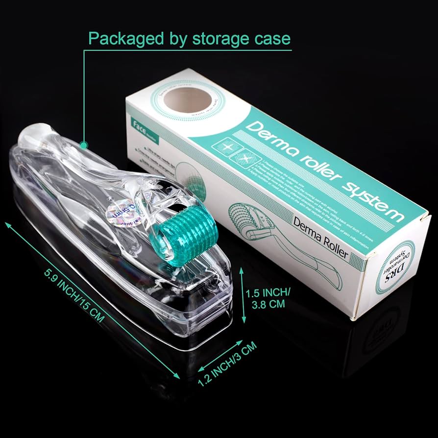 Problems Solved Derma Roller 1.0mm with titanium micro needles for skin rejuvenation and collagen stimulation.
