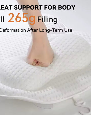 Bathtub Pillow for Neck & Back Support with Strong Suction - Problems Solved