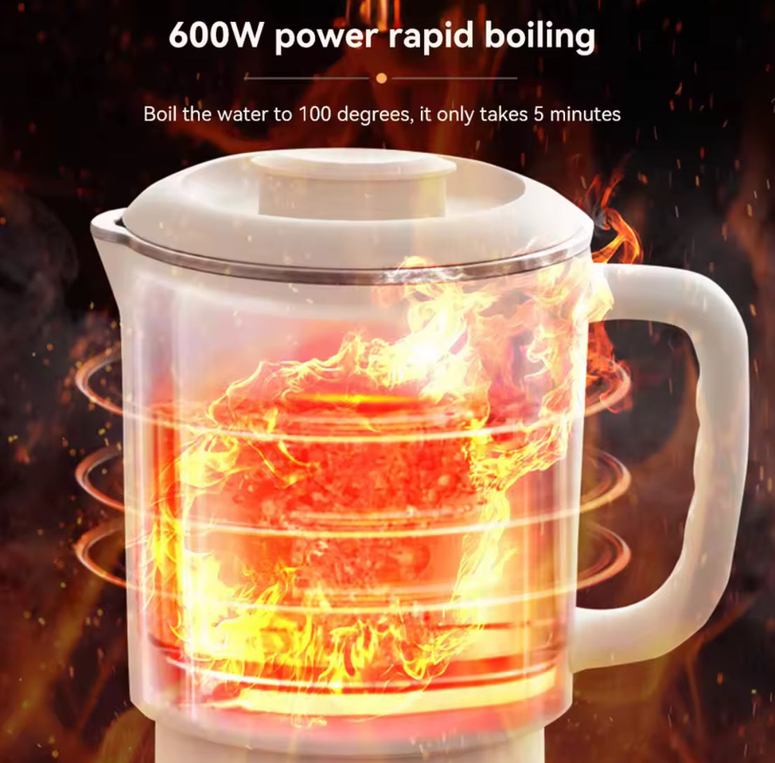 Electric Kettle Portable Travel Fast Boiling Tea Coffee Kettle - Problems Solved