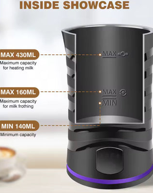 Electric Milk Frother and Steamer Hot Chocolate Machine 400W - Problems Solved