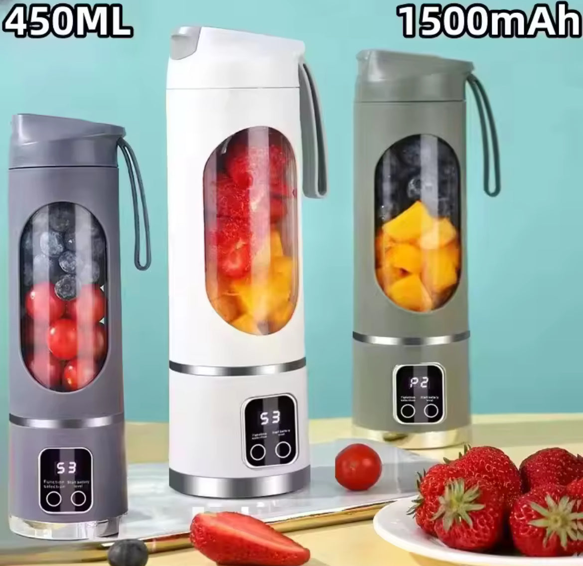 2025 New Household Charging MINI Crushed Ice Electric Juicer - Problems Solved