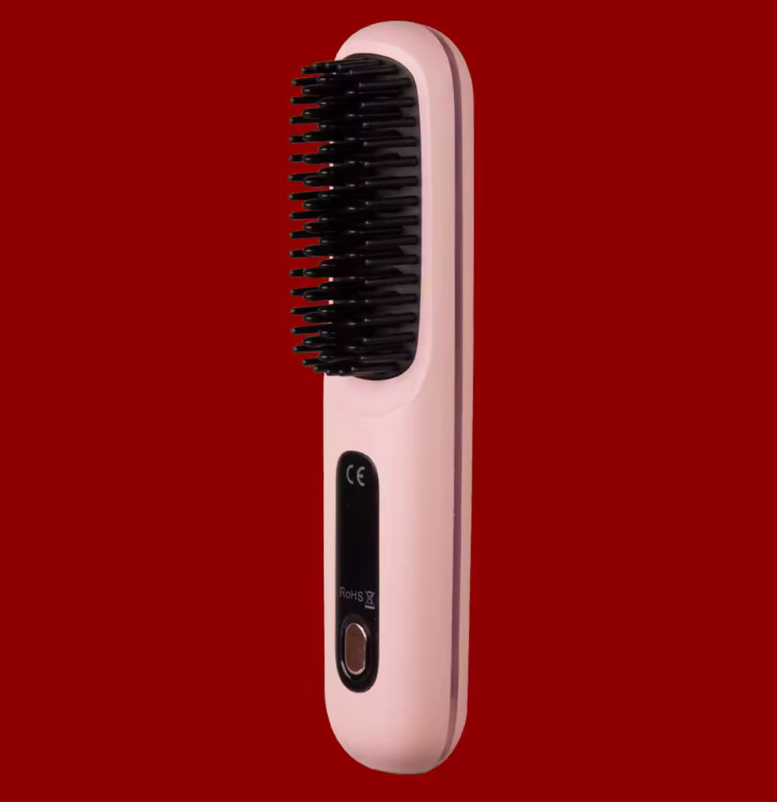Electric Hair Straightener Brush Portable Fast Heating - Problems Solved