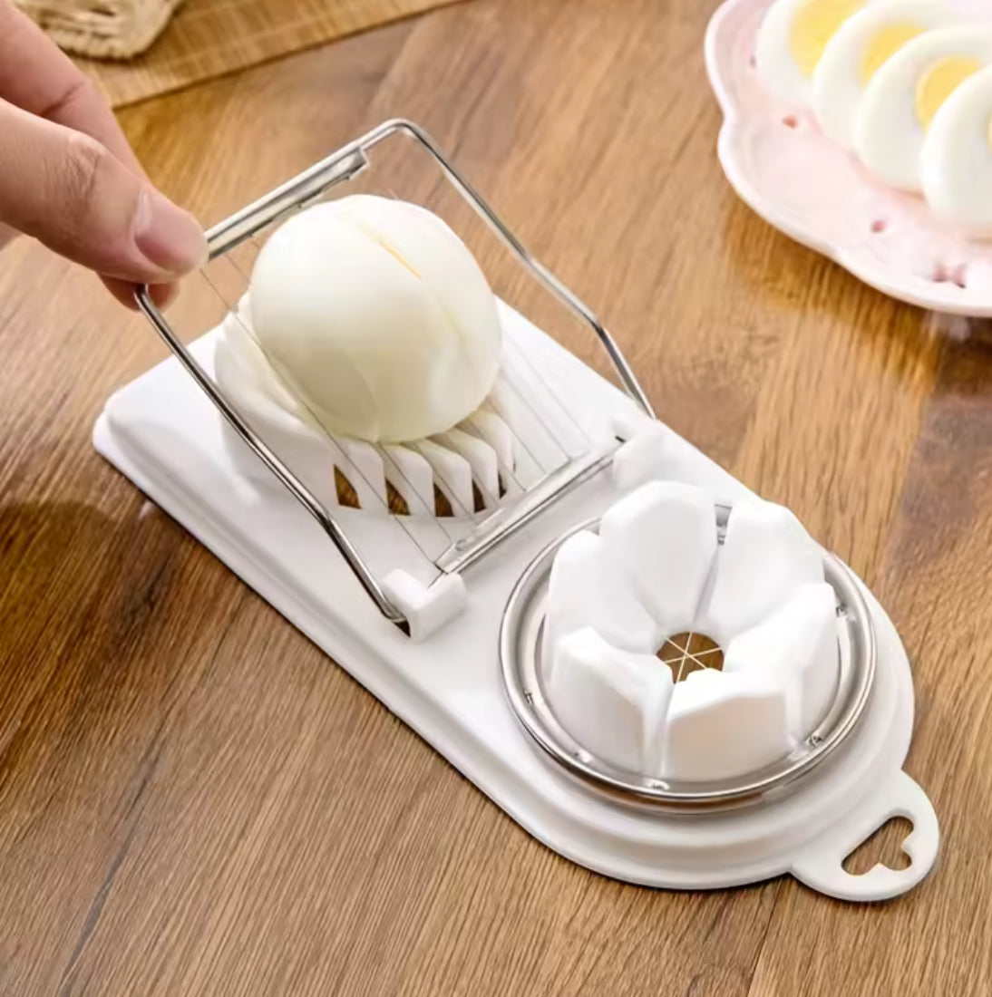 2-in-1 Stainless Steel Egg Cutting Tool - Problems Solved