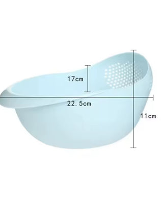 Rice Sieve Plastic Colander Kitchen Drain Basket - Problems Solved