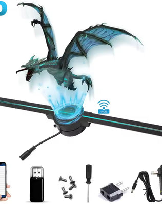 3D Hologram Fan 16.5in 2000x224 WiFi 3D Projector - Problems Solved