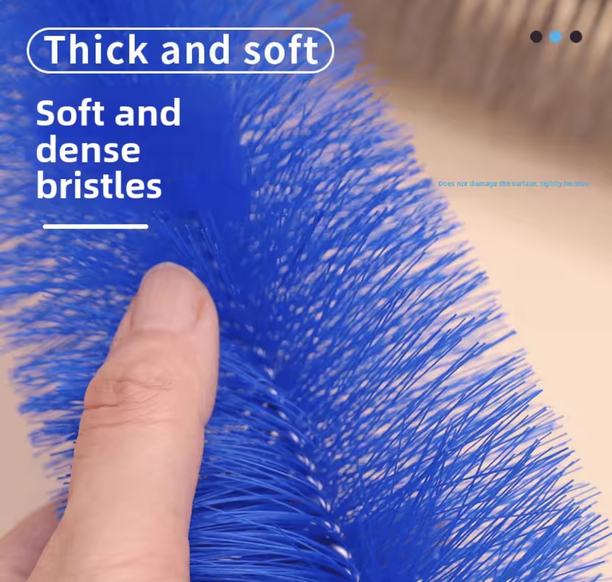 Problems Solved fan dust brush with soft bristles for deep, no-disassembly cleaning of fan blades and components.