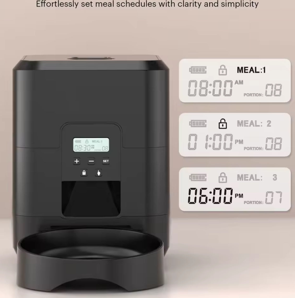 Smart Pet Feeder Automatic With Timed Quantitative - Problems Solved