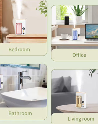 Automatic Aromatherapy Diffuser with Display for Air Freshening - Problems Solved