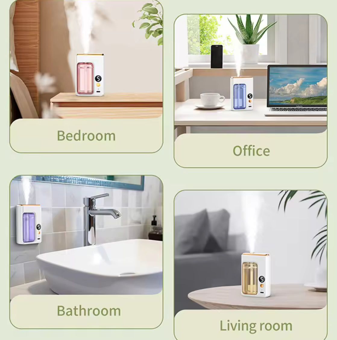 Automatic Aromatherapy Diffuser with Display for Air Freshening - Problems Solved
