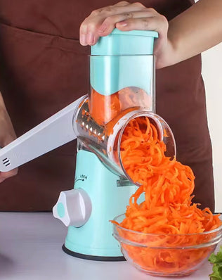 Problems Solved vegetable and fruit slicer grater benchtop drum cutter, stainless steel blades for efficient food prep.