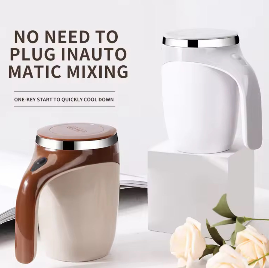 Rechargeable Automatic Self Stirring Coffee Mug - Problems Solved