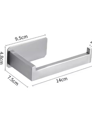 Stainless Steel Toilet Roll Holder Self Adhesive in Bathroom - Problems Solved
