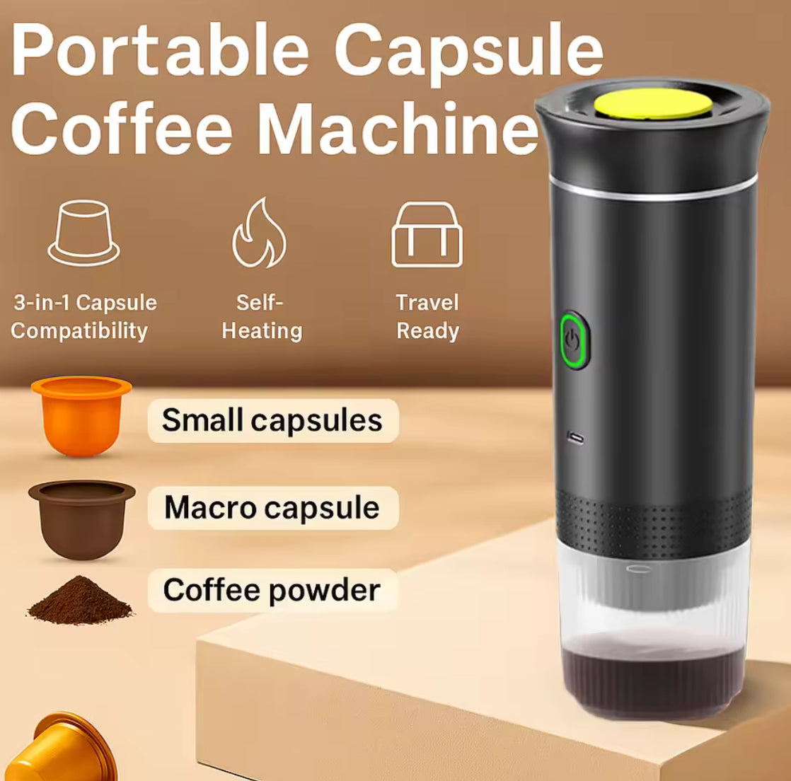 Portable 3-in-1 Wireless, Espresso Maker for Travel - Problems Solved