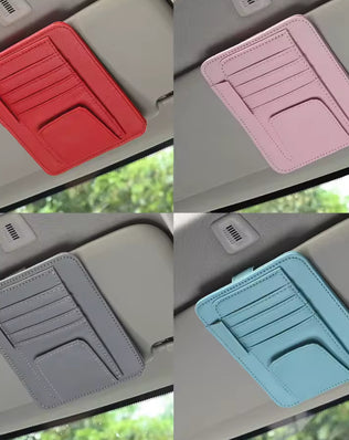 Car Visor Organizer Multi-Pocket Pouch Bag Card Glasses Storage - Problems Solved