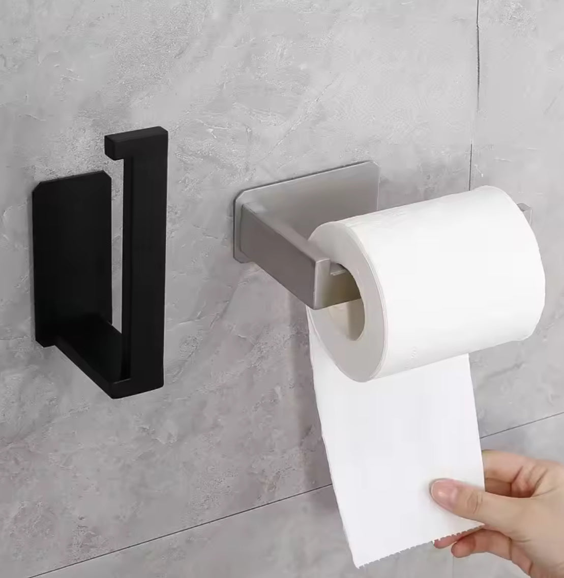 Stainless Steel Toilet Roll Holder Self Adhesive in Bathroom - Problems Solved