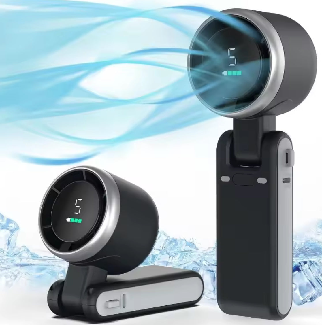 3-in-1 Fan, 5-speed, 3600mAh Rechargeable - Problems Solved