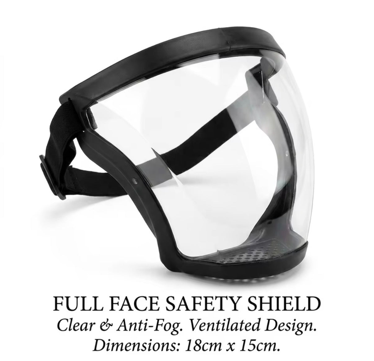 Problems Solved outdoor anti-fog dust protection splash mask for sports riding, featuring adjustable straps and breathable material.