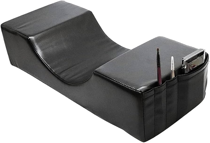 Professional salon-grade lash pillow by Problems Solved with cushioned surface for comfortable eyelash extension application.