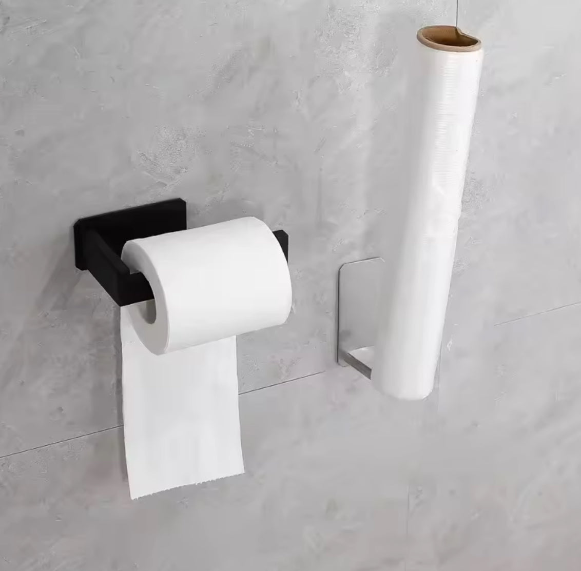 Stainless Steel Toilet Roll Holder Self Adhesive in Bathroom - Problems Solved