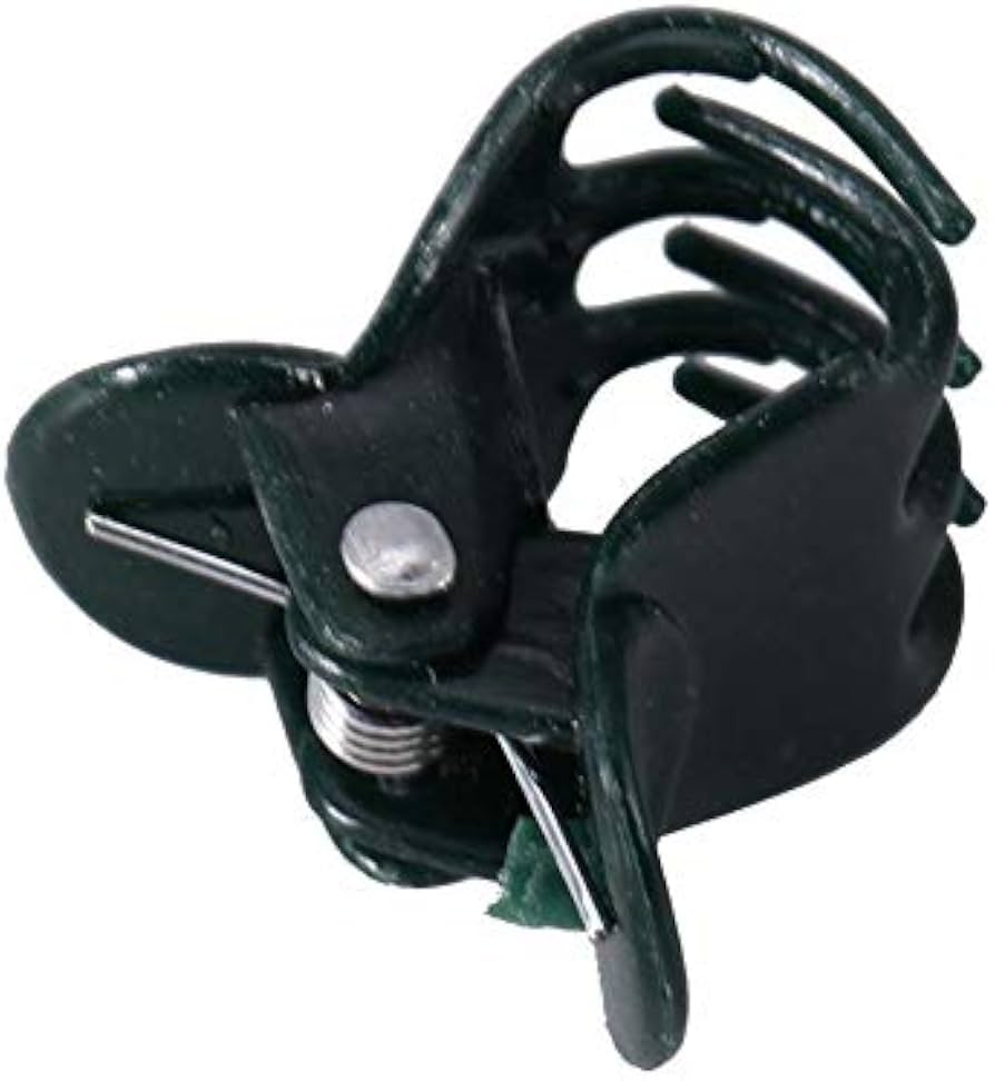 Problems Solved 100-pack plant support clips for garden stems, plastic mini stalk clips for flowers and vegetable plants.