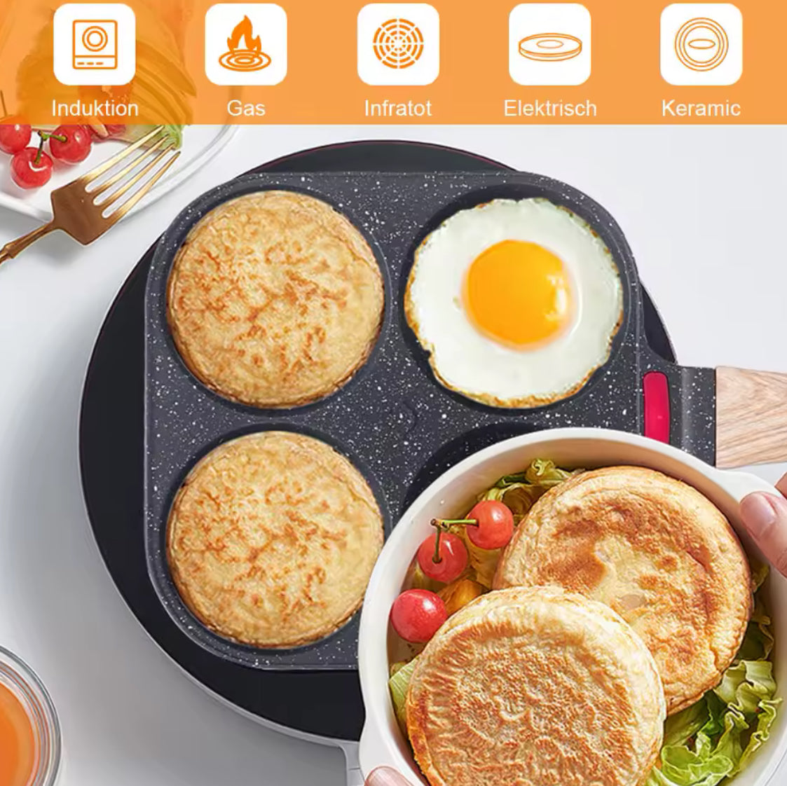 Egg Frying Pan Nonstick Coating Mini Skillet, Comfortable Handle - Problems Solved