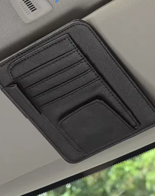 Car Visor Organizer Multi-Pocket Pouch Bag Card Glasses Storage - Problems Solved