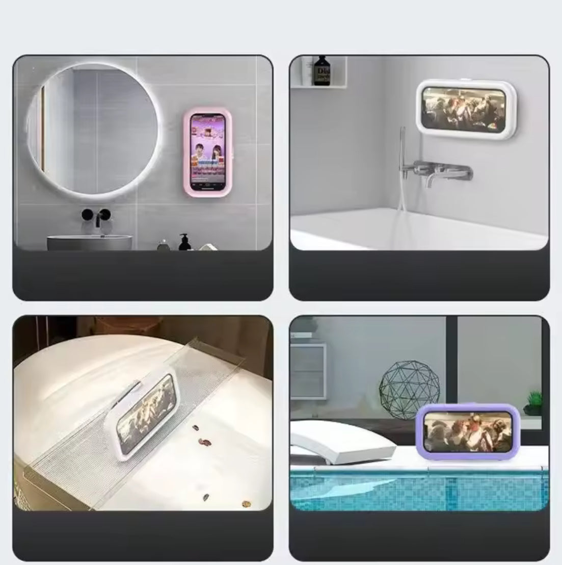 Adjustable Waterproof Shower Phone Holder - Problems Solved