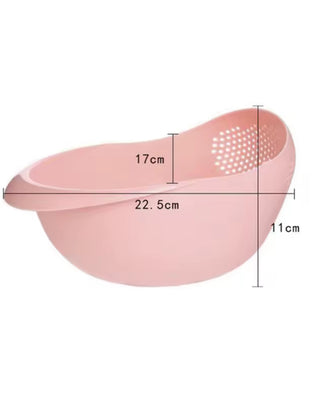 Rice Sieve Plastic Colander Kitchen Drain Basket - Problems Solved