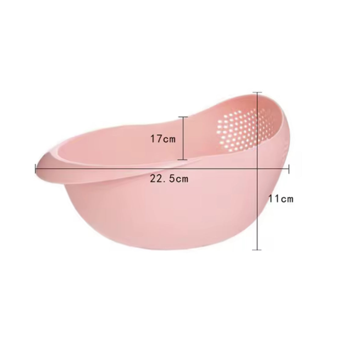 Rice Sieve Plastic Colander Kitchen Drain Basket - Problems Solved