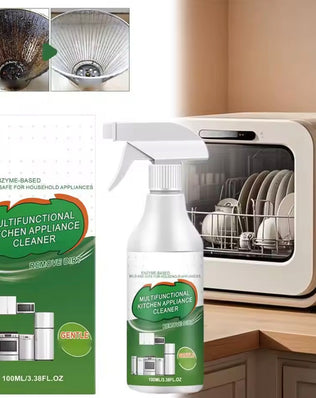 Problems Solved 2-piece foaming bathroom and kitchen remover spray with spray bottles, designed for cleaning surfaces and fixtures.