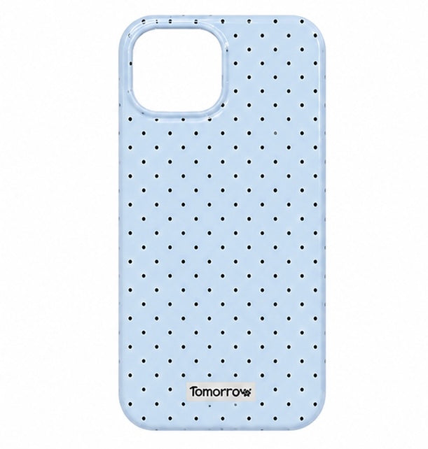 Problems Solved Reownest iPhone 13/14 case with cute polka dot pattern and aesthetic design, showcasing the colorful patterned phone cover.